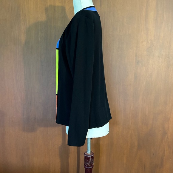 Exclusively Misook color block sweater - Picture 2 of 5